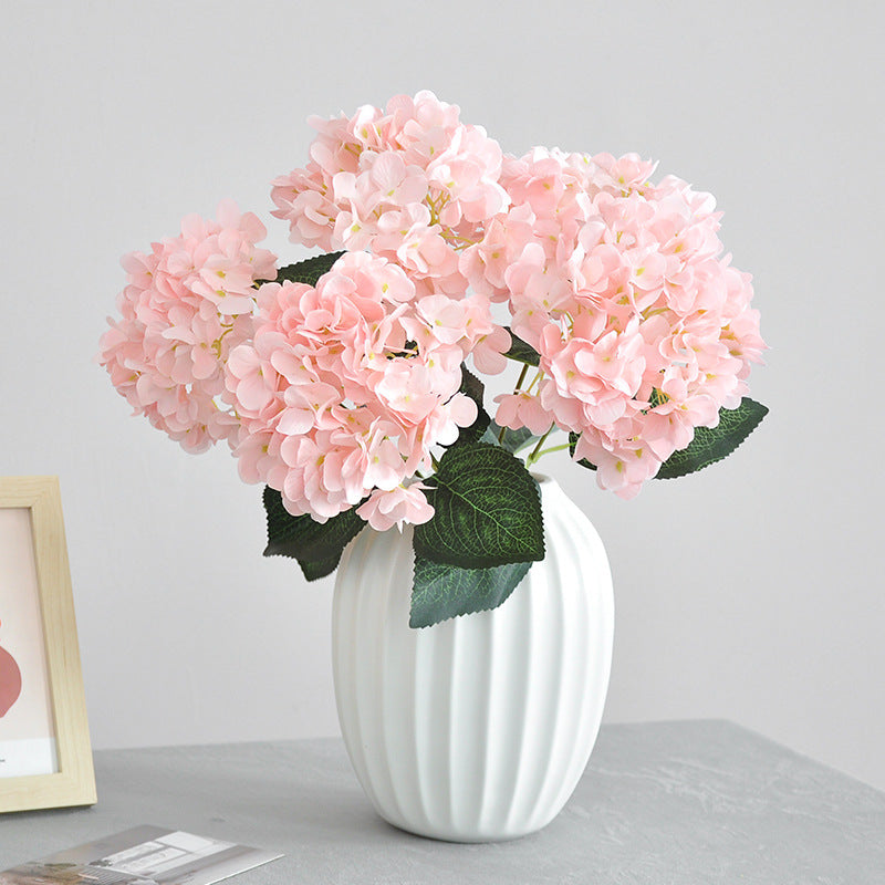 Artificial Hydrangea Bouquet   Full Bloom Floral Arrangement for Décor | EVERIVELLE artificial flowers and garden décor