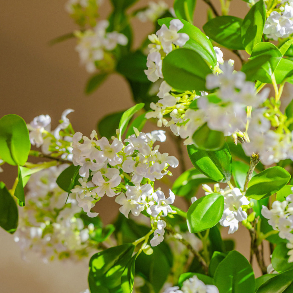 EVERIVELLE Artificial Orange Jasmine Blossom Branch
