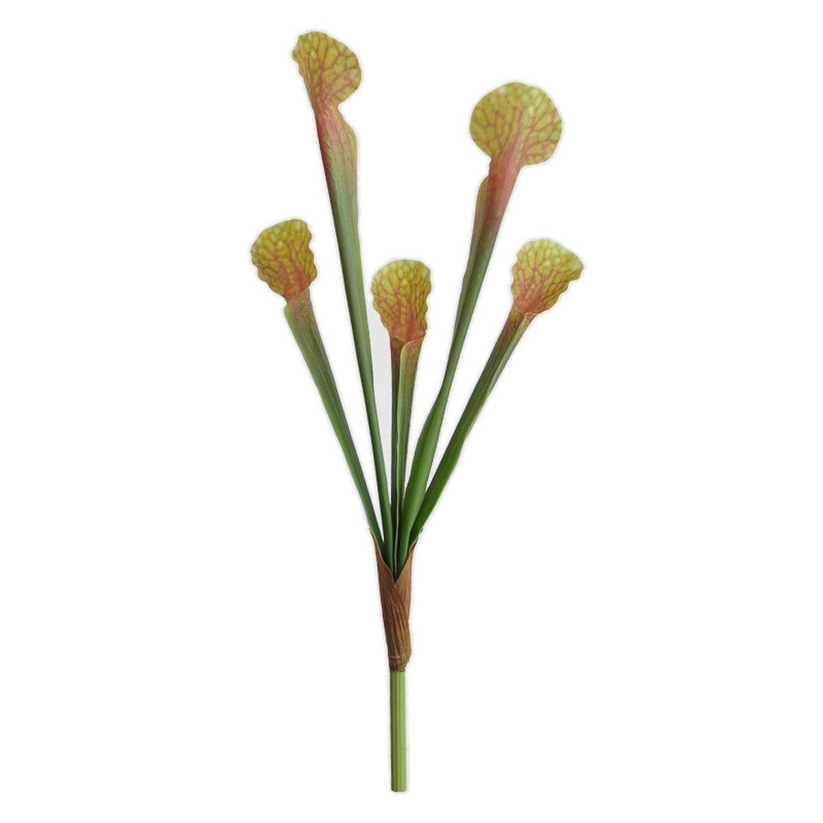 EVERIVELLE Artificial Elephant Ear Leaf & Pitcher Plant Spray