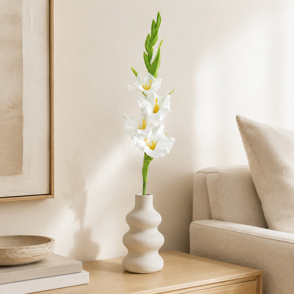 EVERIVELLE 22-Inch PU Artificial Gladiolus Stem