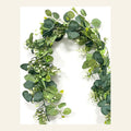 EVERIVELLE Single-Strand Artificial Eucalyptus Decorative Garland
