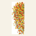 EVERIVELLE Hanging Artificial Eucalyptus & Violet Floral Spray
