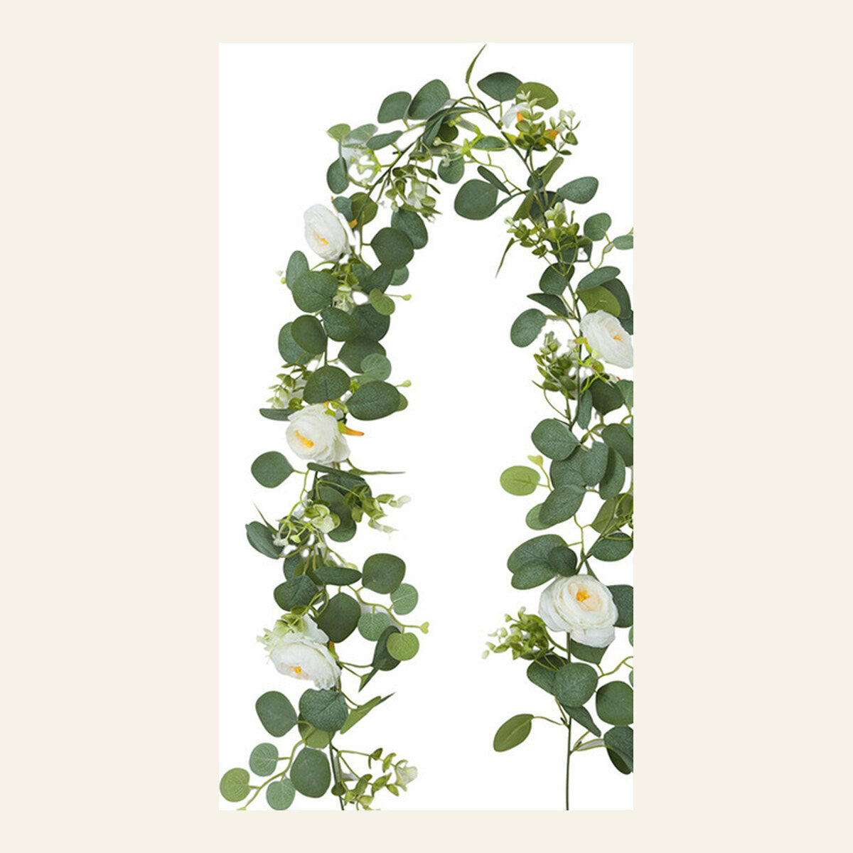 EVERIVELLE Artificial Eucalyptus Garland