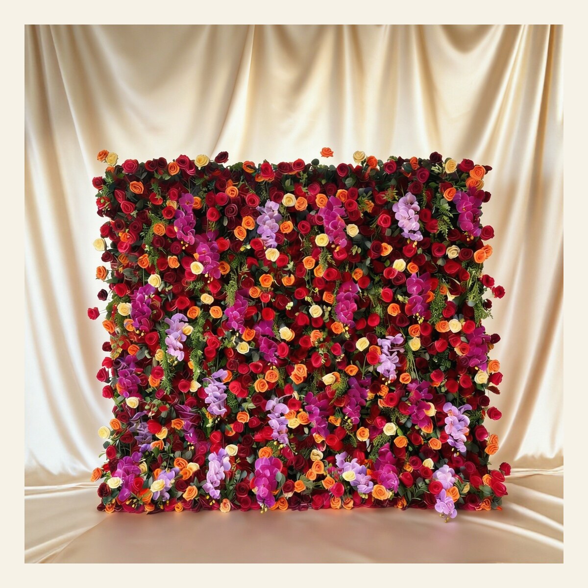 EVERIVELLE Custom Artificial Flower Wall Backdrop
