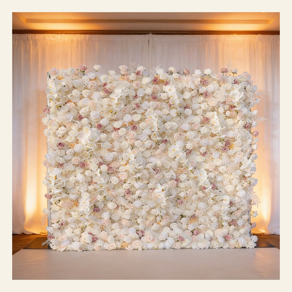 EVERIVELLE Custom Artificial Flower Wall Backdrop