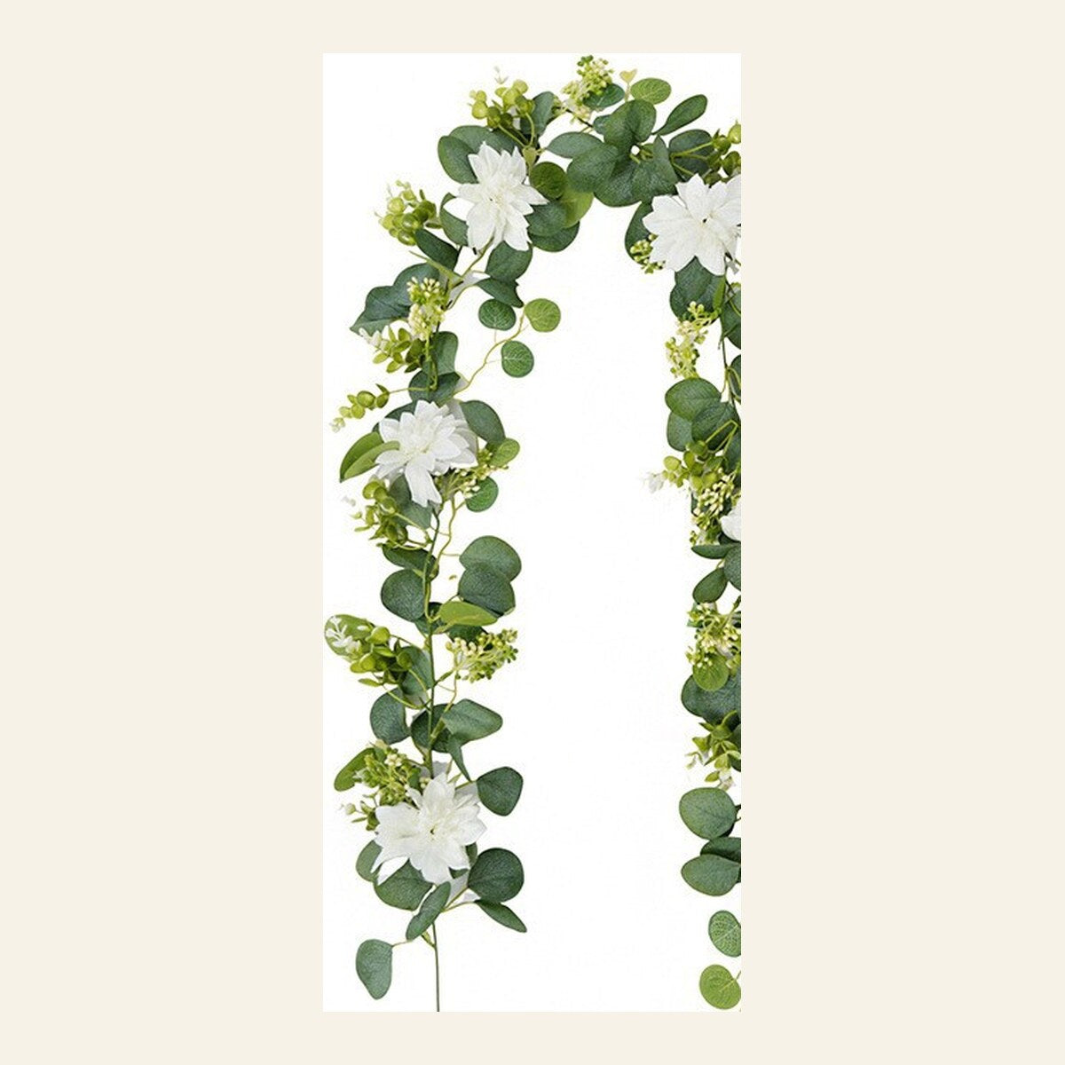 EVERIVELLE Artificial Eucalyptus Garland
