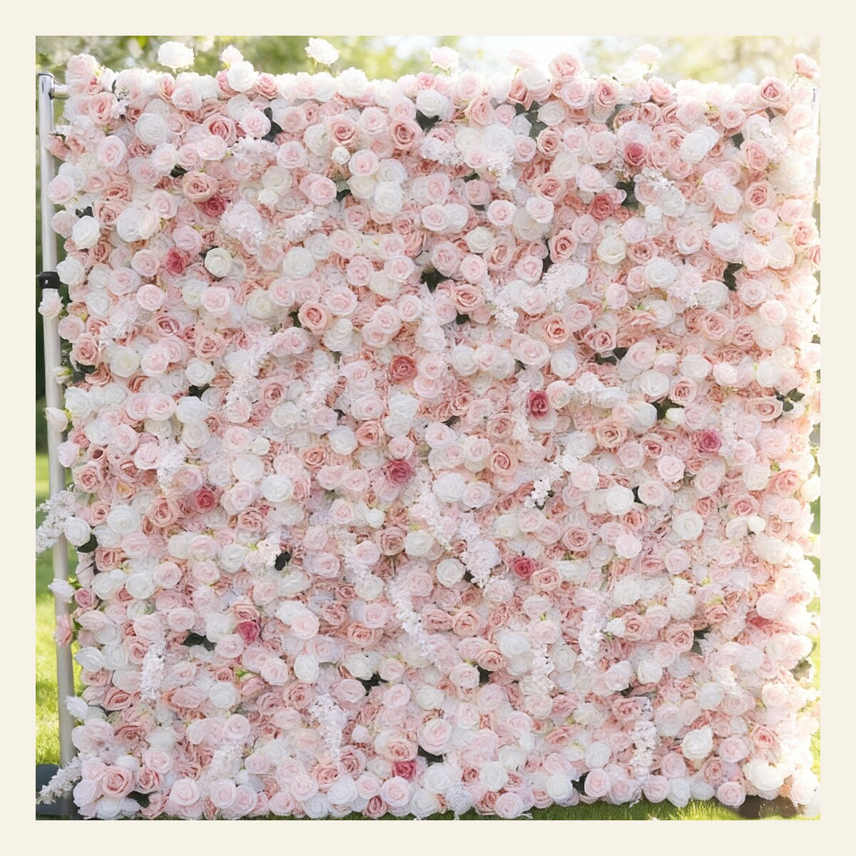 EVERIVELLE Custom Artificial Flower Wall Backdrop