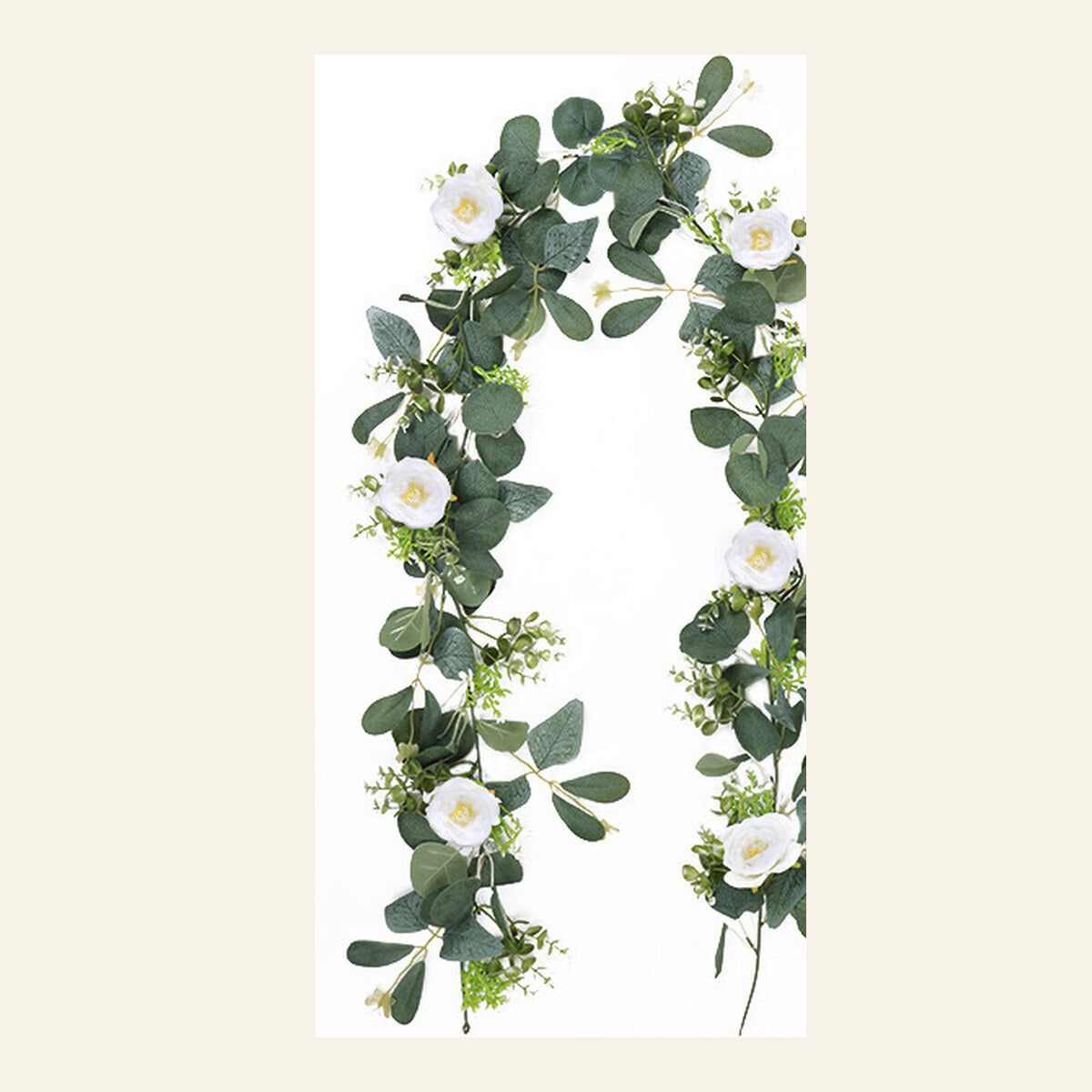 EVERIVELLE Artificial Eucalyptus Garland