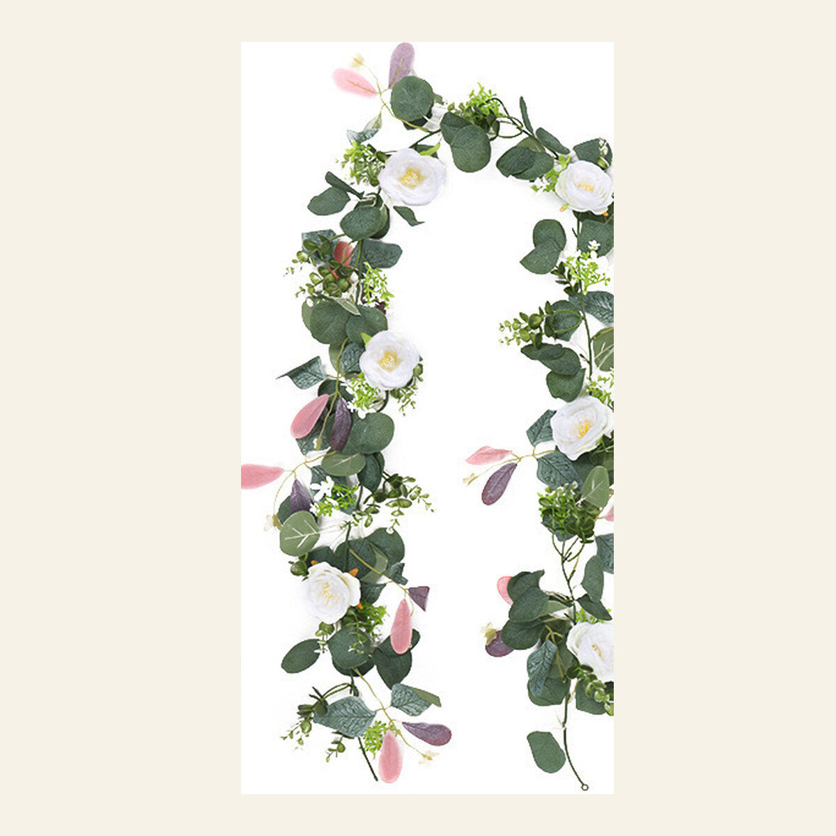 EVERIVELLE Artificial Eucalyptus Garland