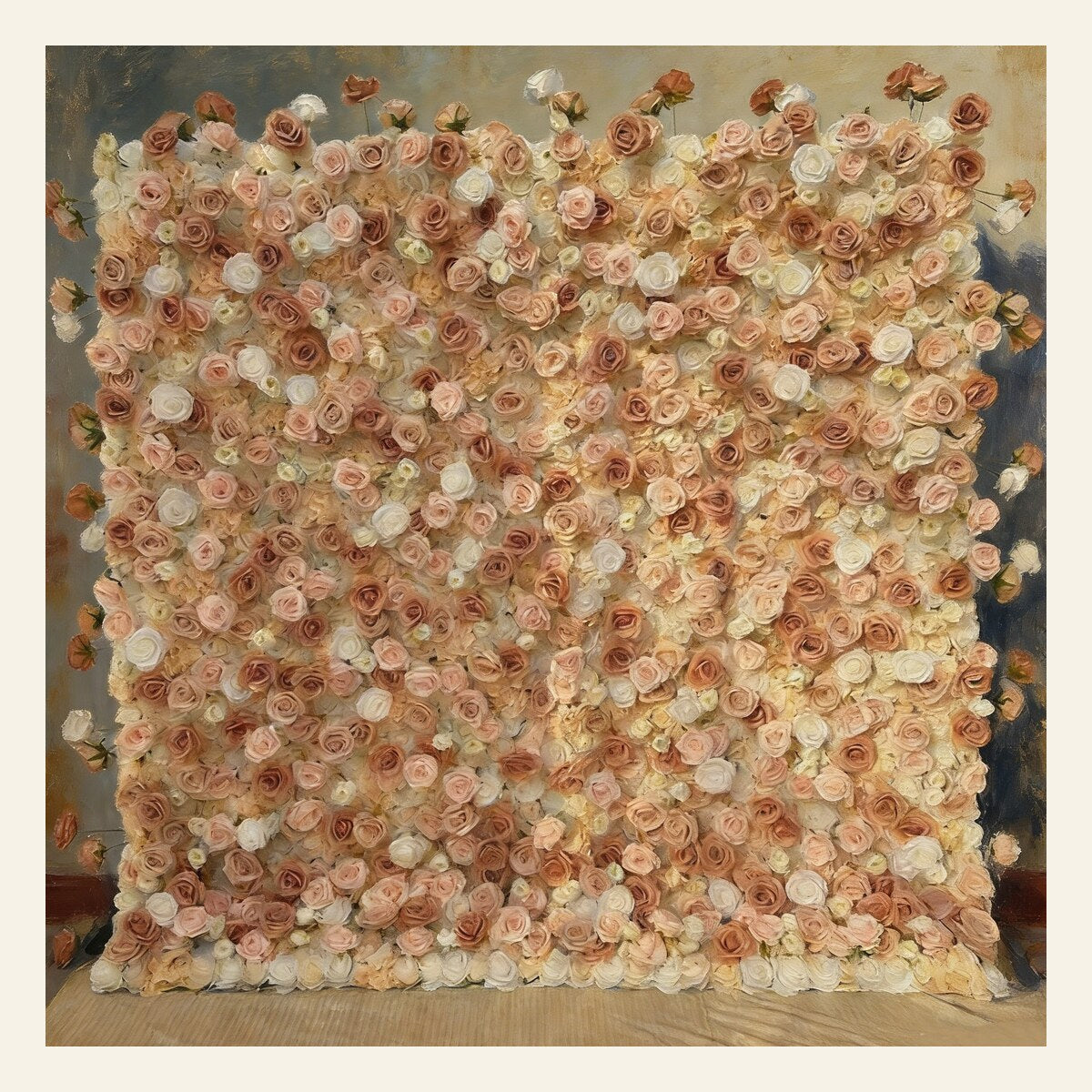 EVERIVELLE Custom Artificial Flower Wall Backdrop