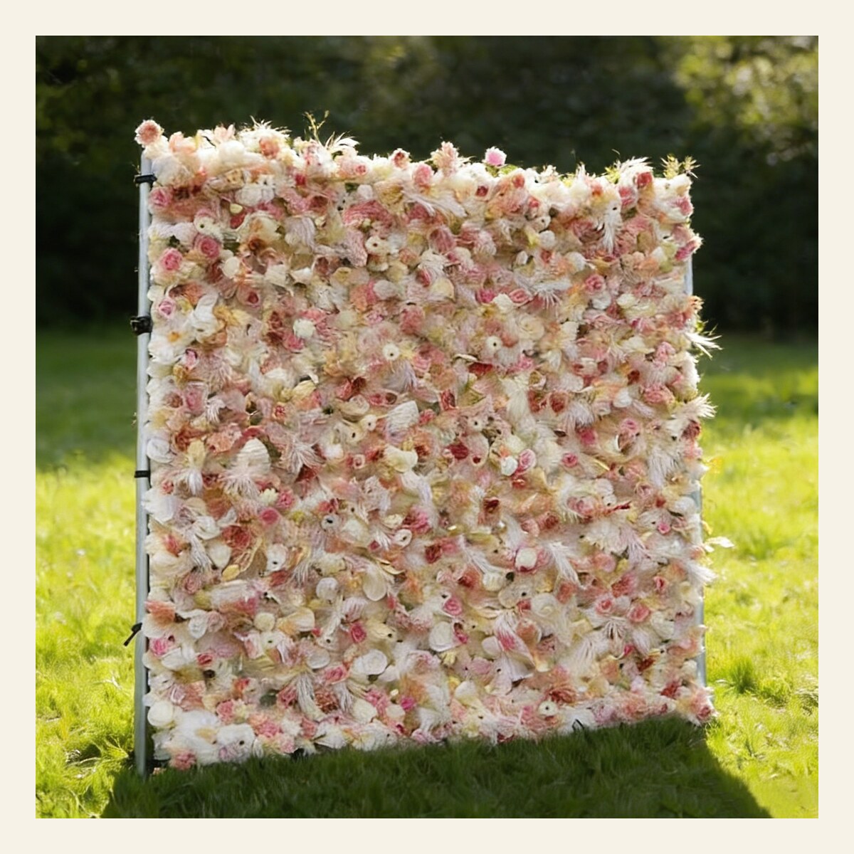 EVERIVELLE Custom Artificial Flower Wall Backdrop