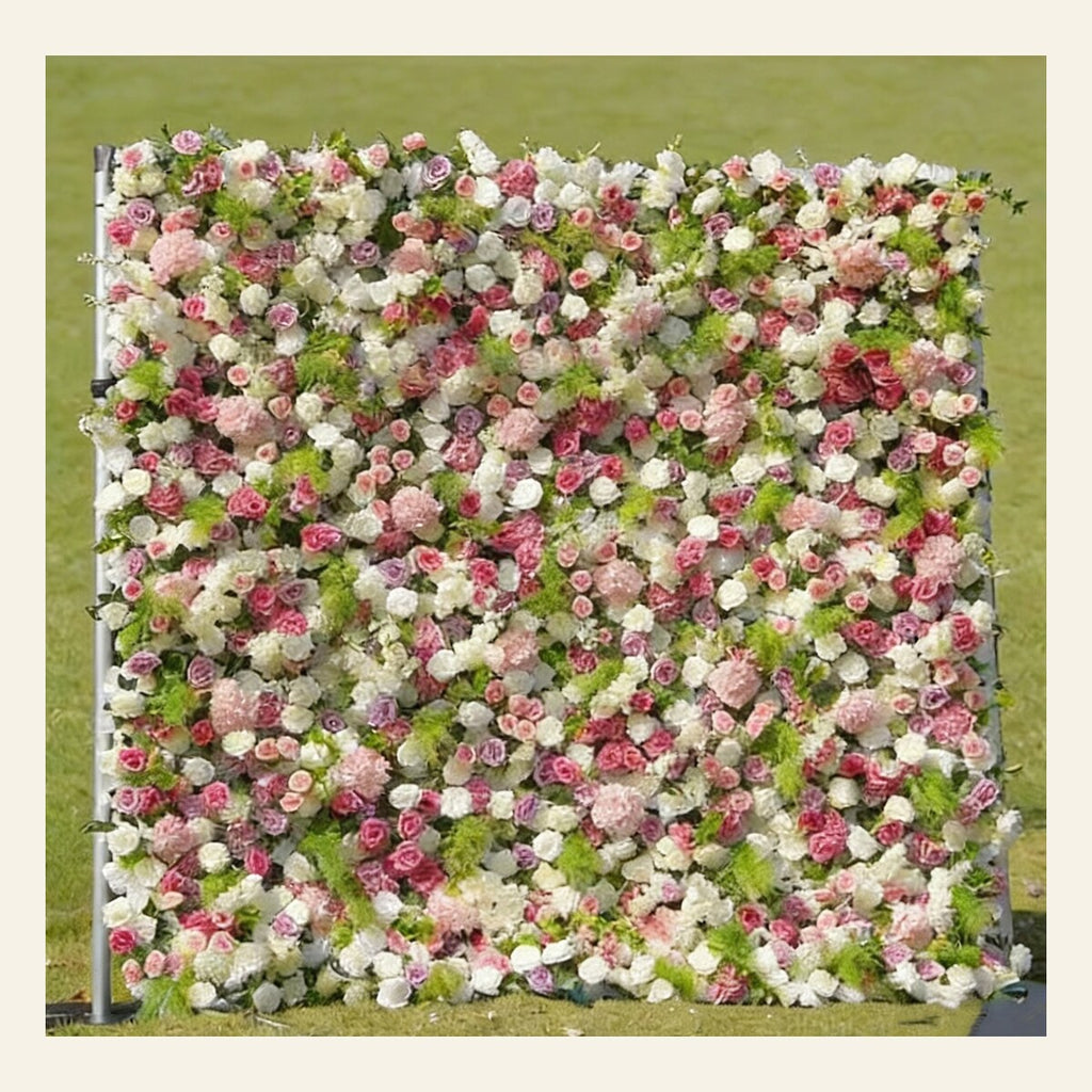 EVERIVELLE Custom Artificial Flower Wall Backdrop