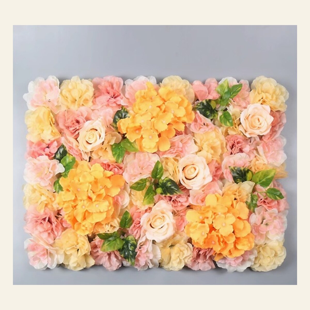 EVERIVELLE Artificial Flower Wall Panels