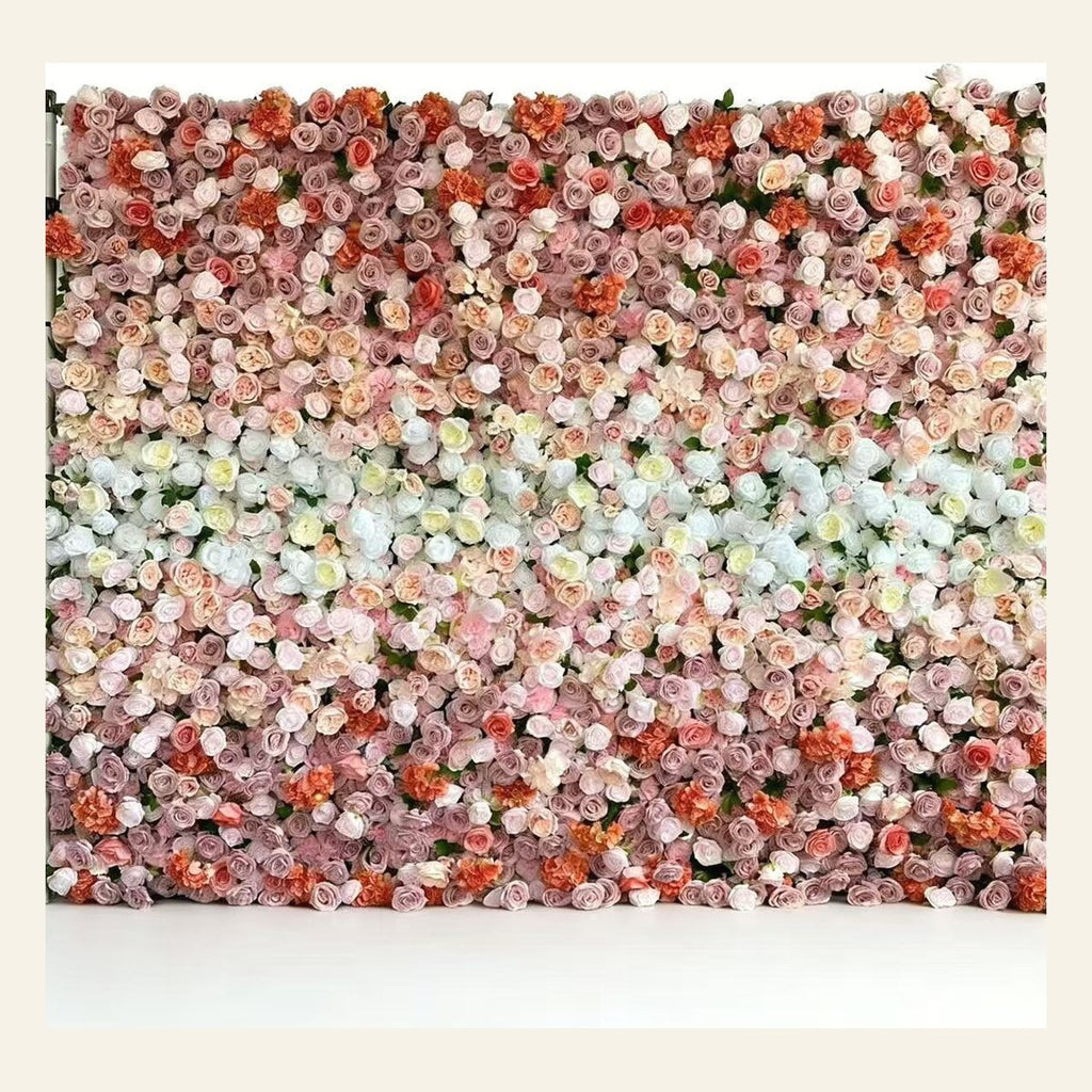 EVERIVELLE Custom Artificial Flower Wall Backdrop
