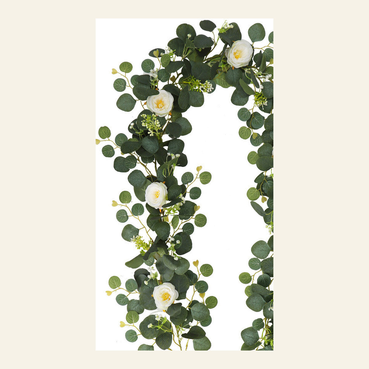 EVERIVELLE Artificial Eucalyptus Garland