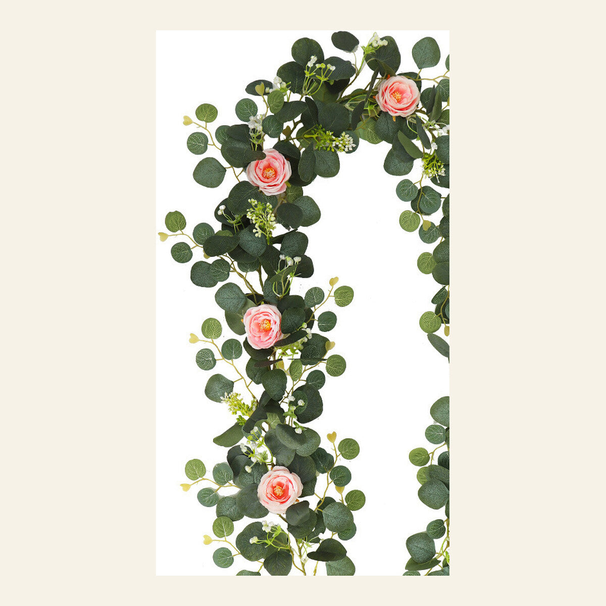 EVERIVELLE Artificial Eucalyptus Garland