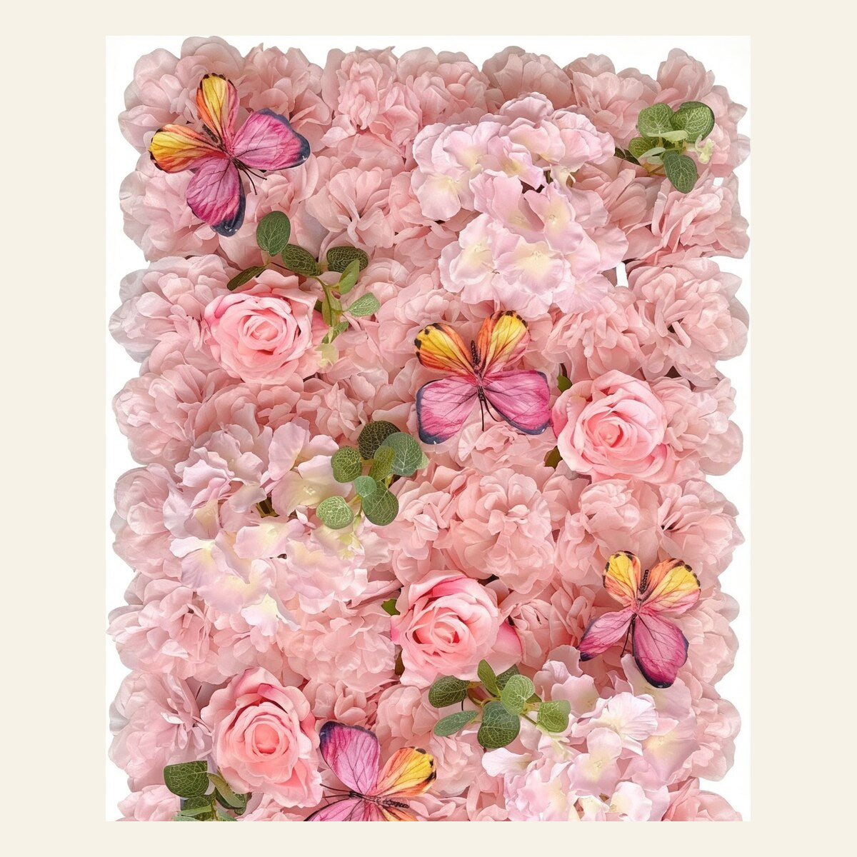 EVERIVELLE Artificial Flower Wall Panels
