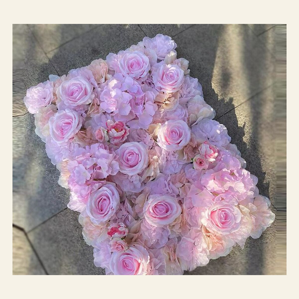 EVERIVELLE Artificial Flower Wall Panels