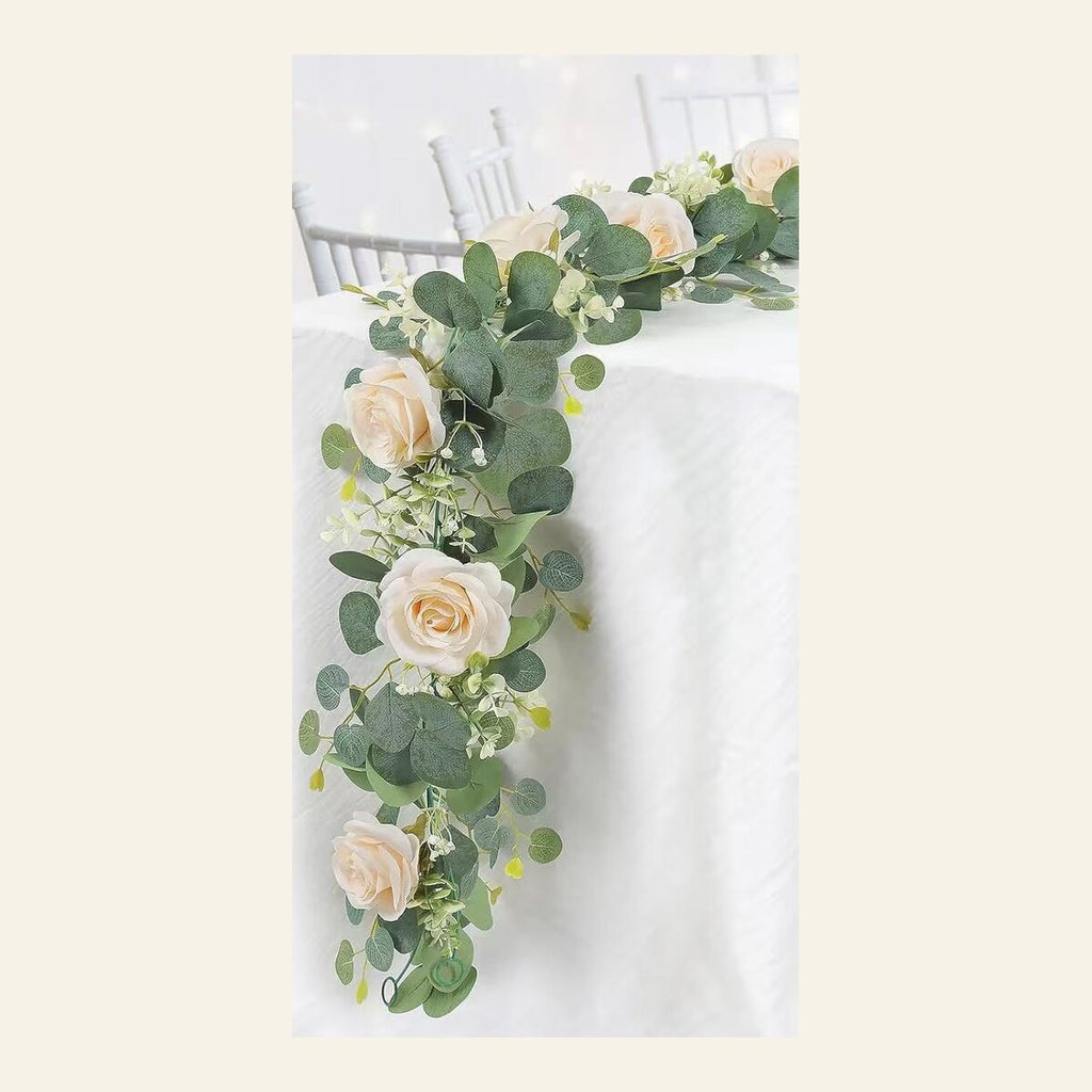 EVERIVELLE Artificial Eucalyptus Garland