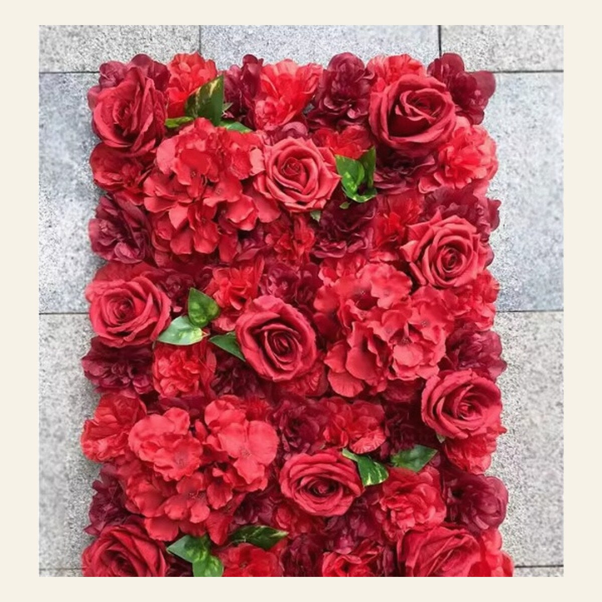 EVERIVELLE Artificial Flower Wall Panels
