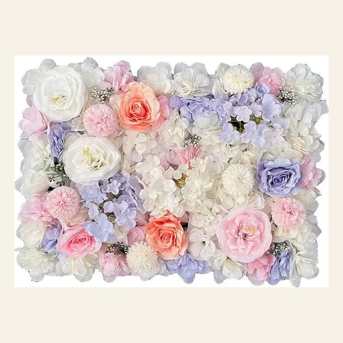 EVERIVELLE Artificial Flower Wall Panels