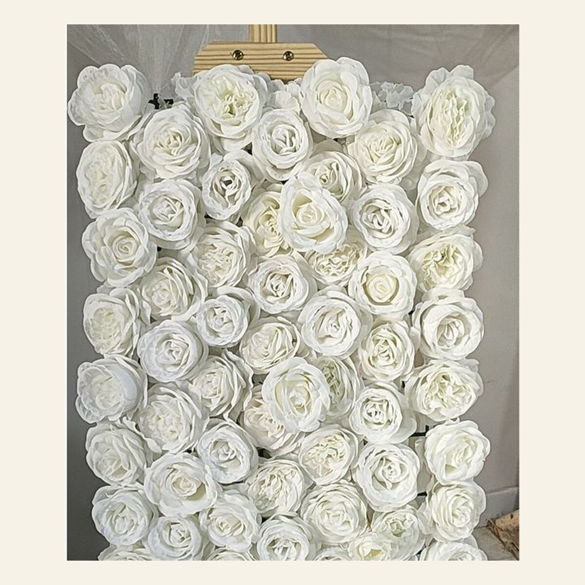 EVERIVELLE Artificial Flower Wall Panels