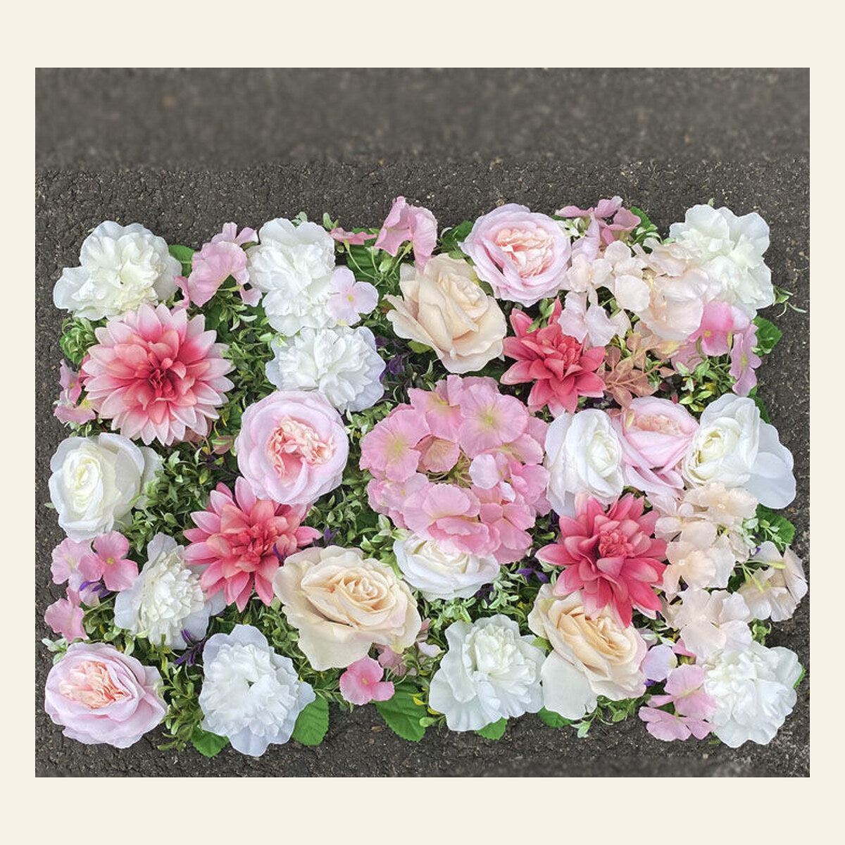 EVERIVELLE Artificial Flower Wall Panels