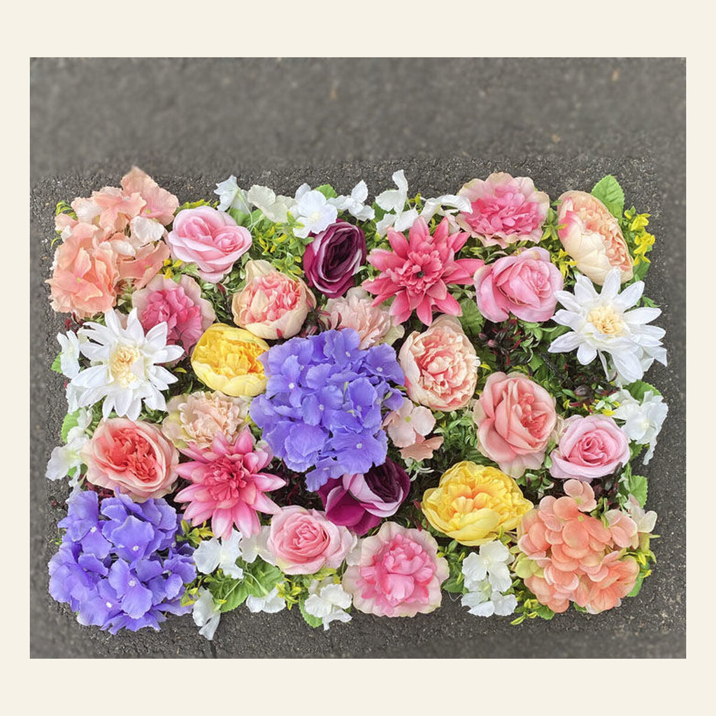 EVERIVELLE Artificial Flower Wall Panels