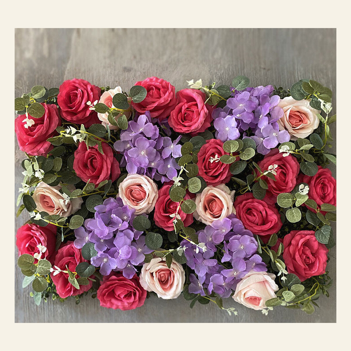EVERIVELLE Artificial Flower Wall Panels