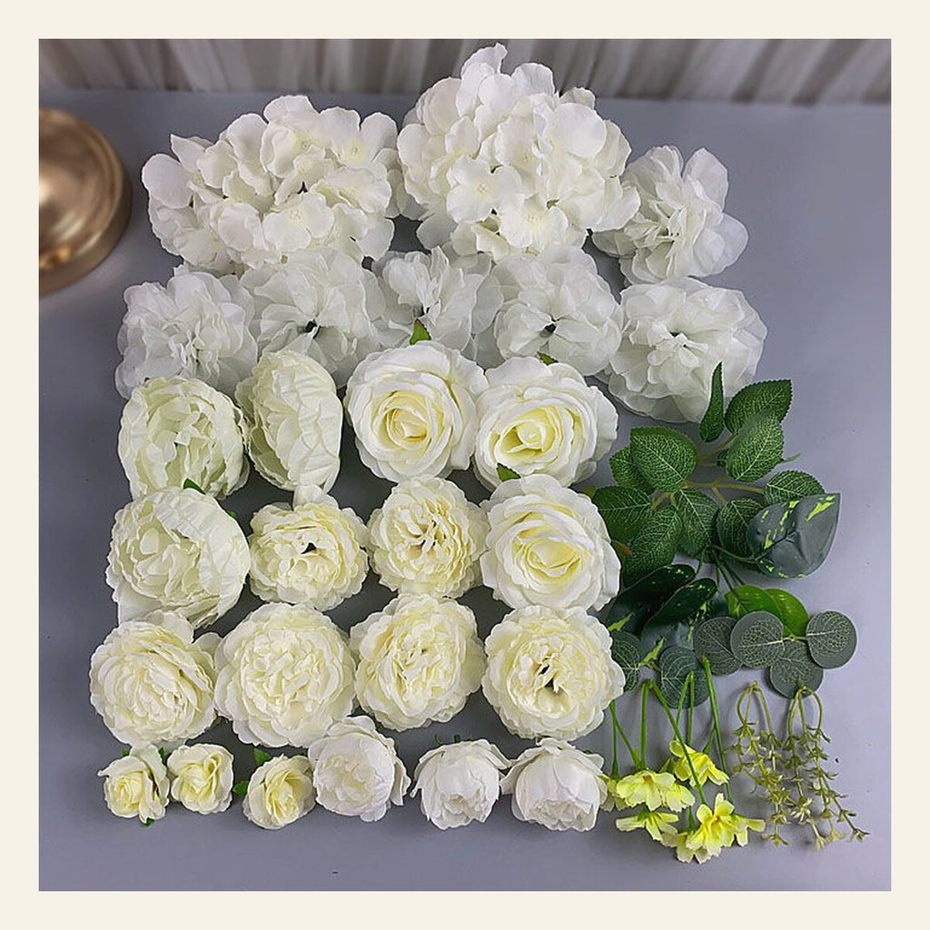 EVERIVELLE Artificial Flower Wall Panels