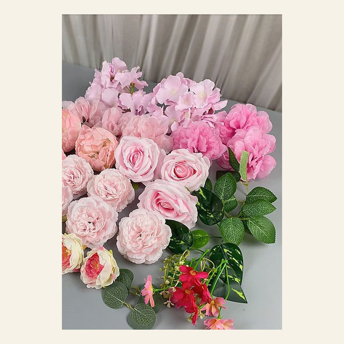 EVERIVELLE Artificial Flower Wall Panels