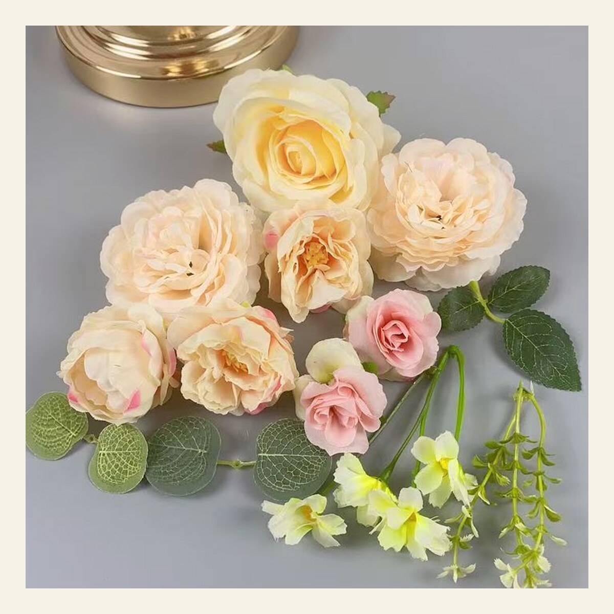 EVERIVELLE Artificial Flower Wall Panels