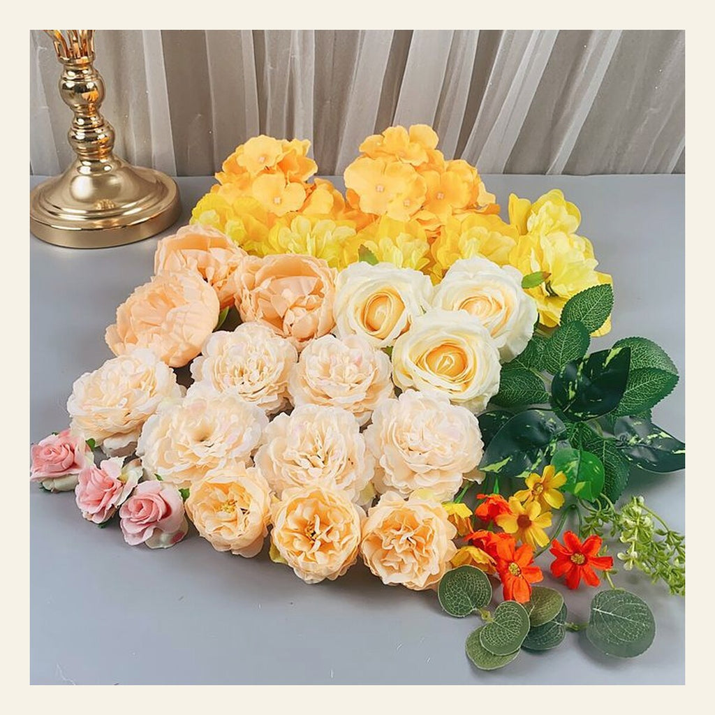EVERIVELLE Artificial Flower Wall Panels