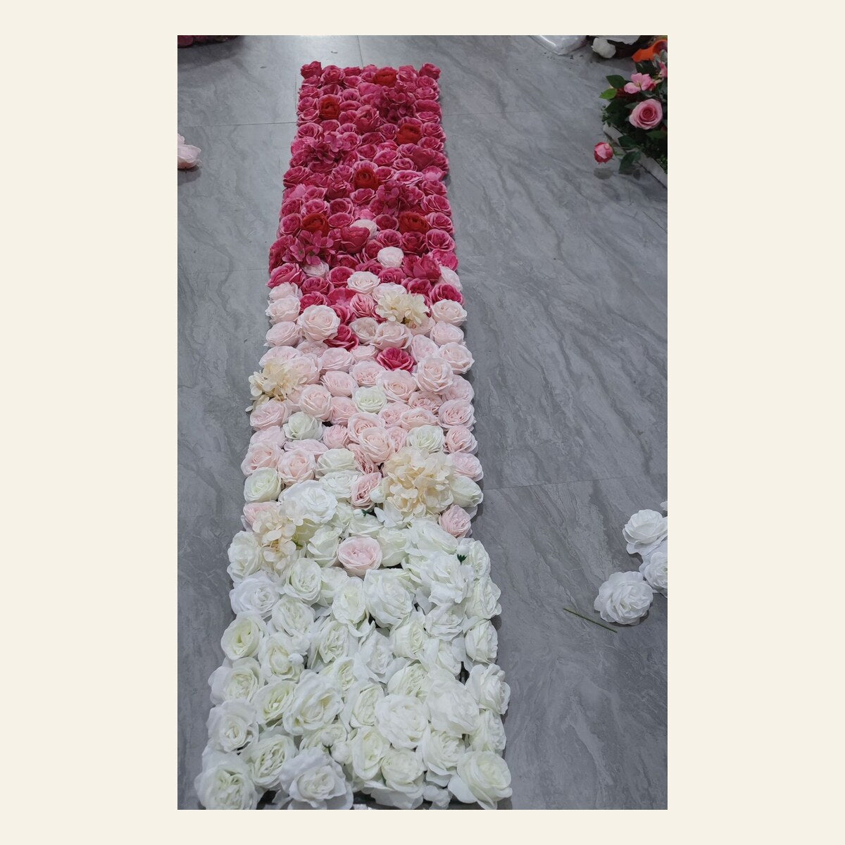 EVERIVELLE Artificial Flower Wall Panels