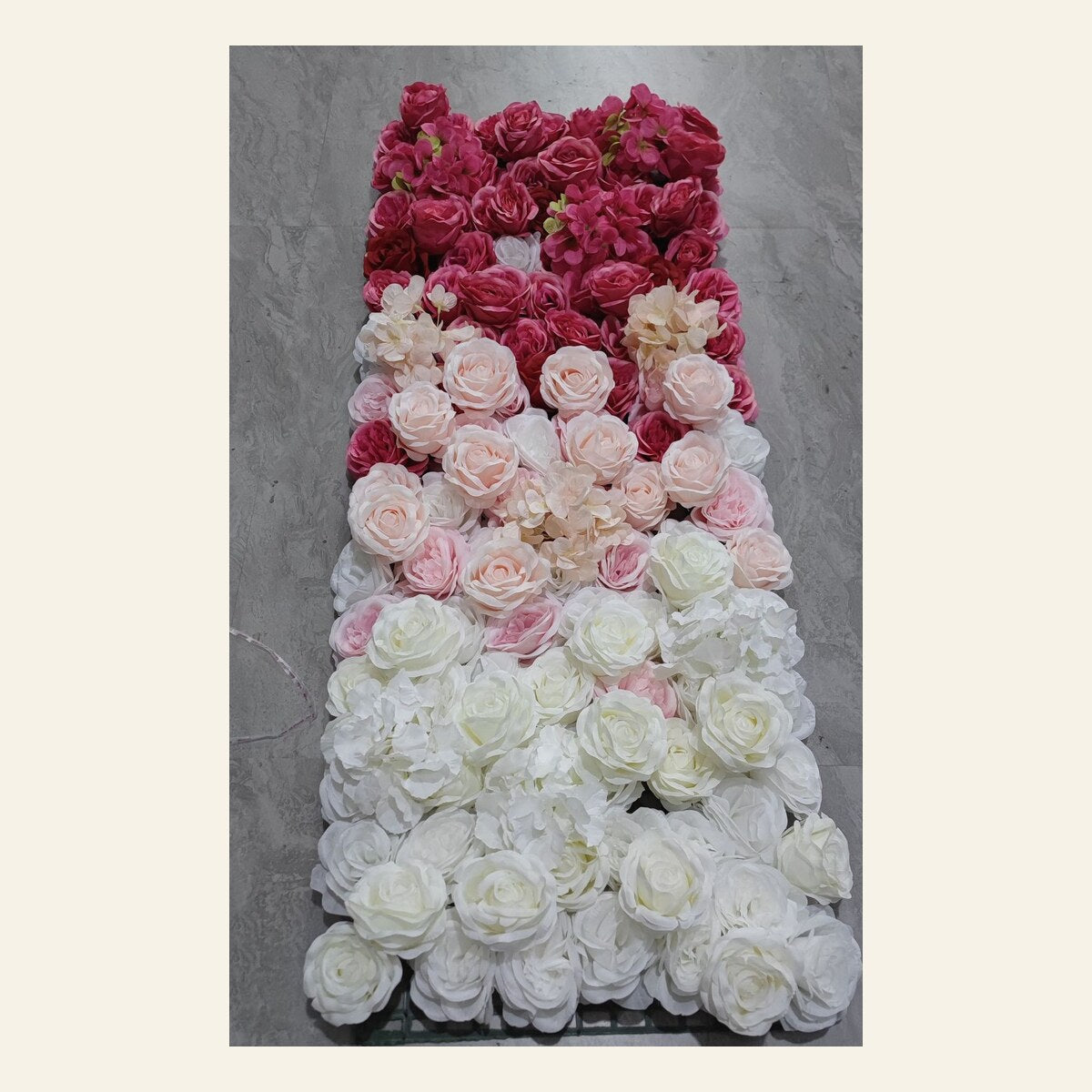 EVERIVELLE Artificial Flower Wall Panels
