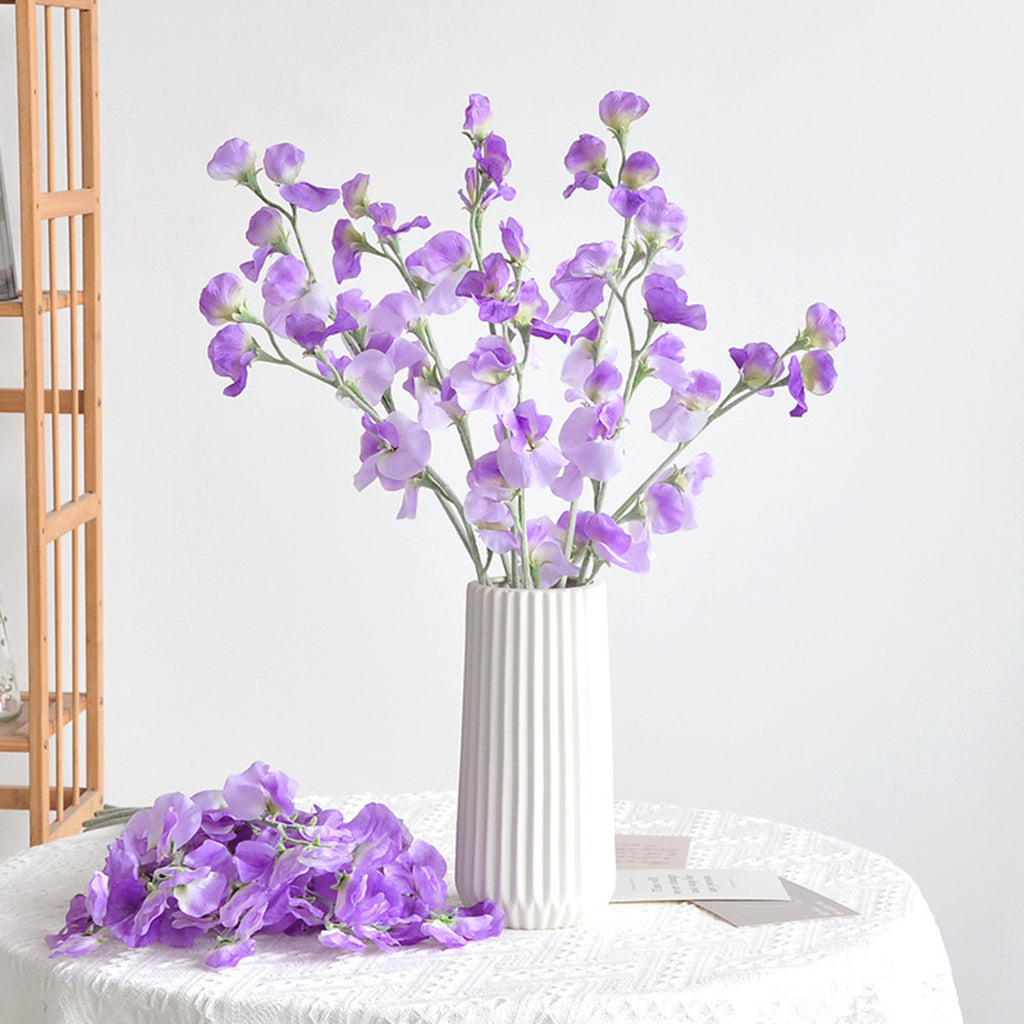 EVERIVELLE 24.8-Inch Artificial Sweet Pea Stem
