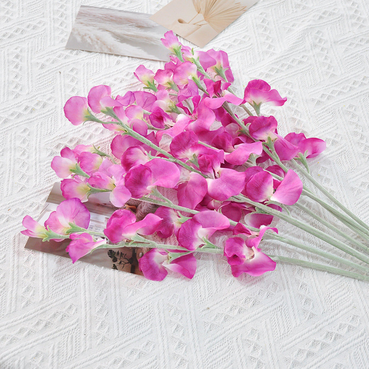 EVERIVELLE 24.8-Inch Artificial Sweet Pea Stem