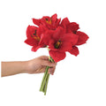 EVERIVELLE 13.8-Inch Five-Stem Soft-Touch Artificial Amaryllis Bouquet