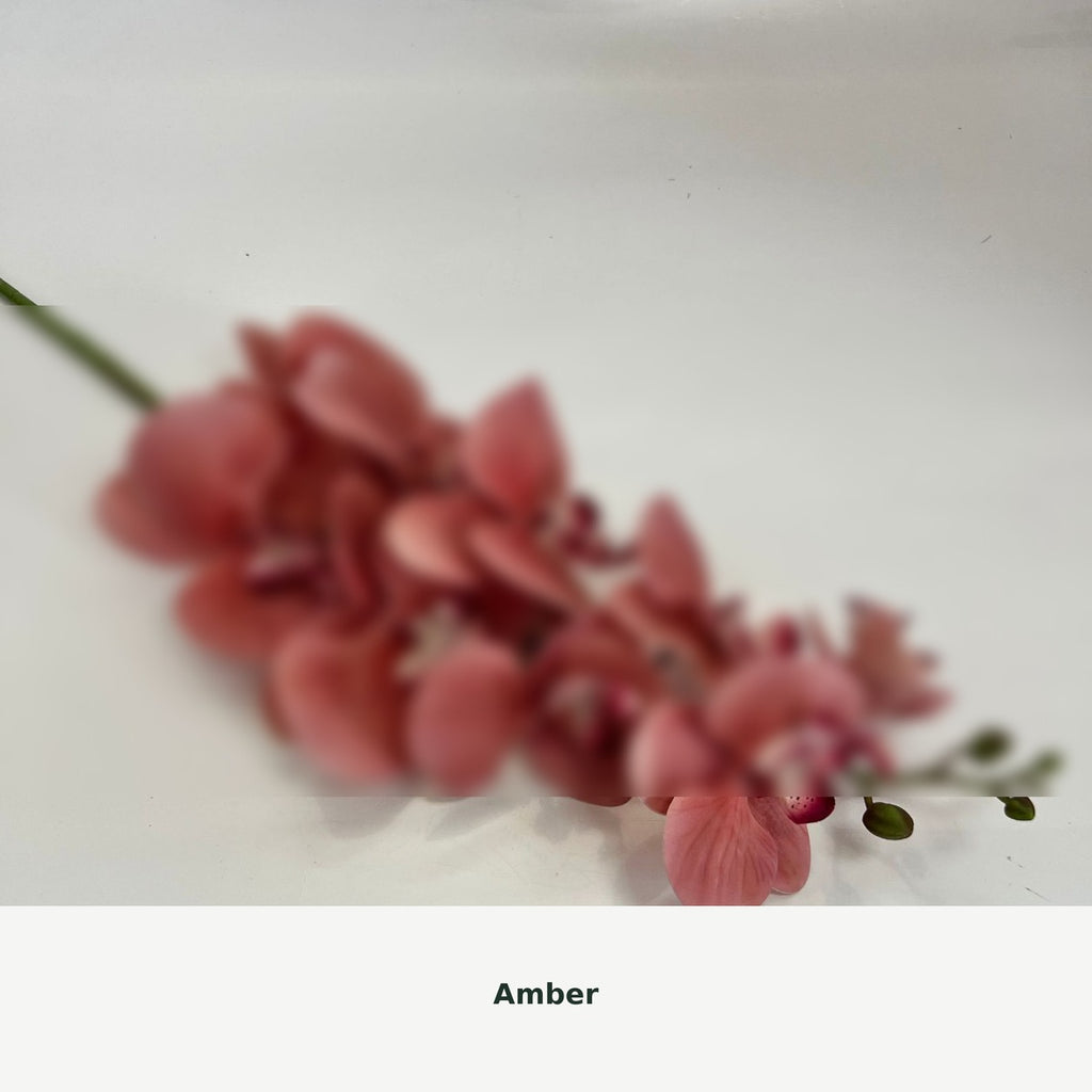 EVERIVELLE Nine-Head Artificial Phalaenopsis Orchid Stem