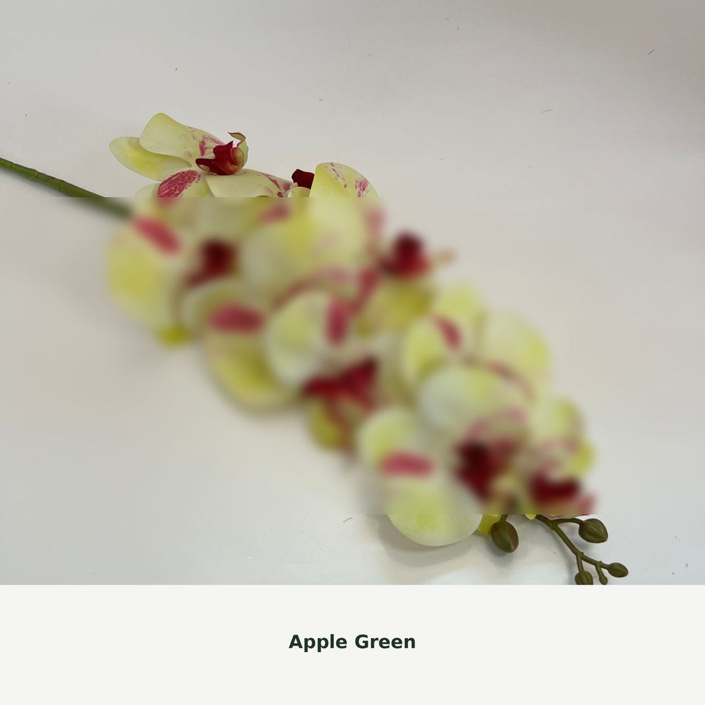 EVERIVELLE Nine-Head Artificial Phalaenopsis Orchid Stem