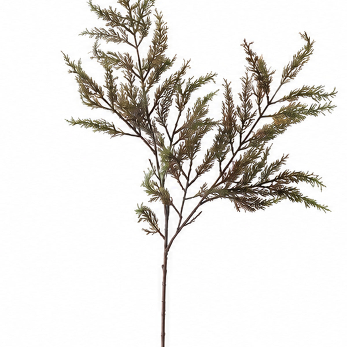 EVERIVELLE 31.5-Inch Two-Fork Artificial Foxtail Foliage Branch