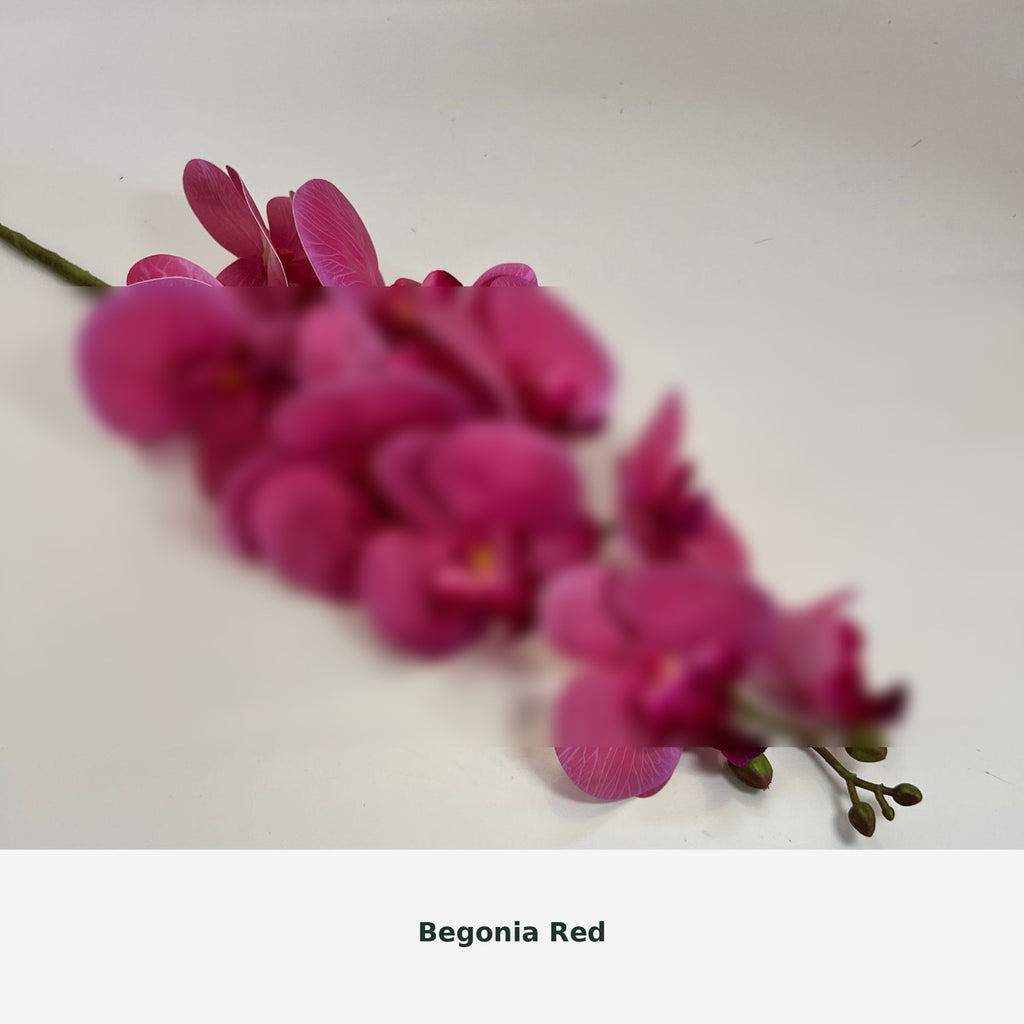 EVERIVELLE Nine-Head Artificial Phalaenopsis Orchid Stem