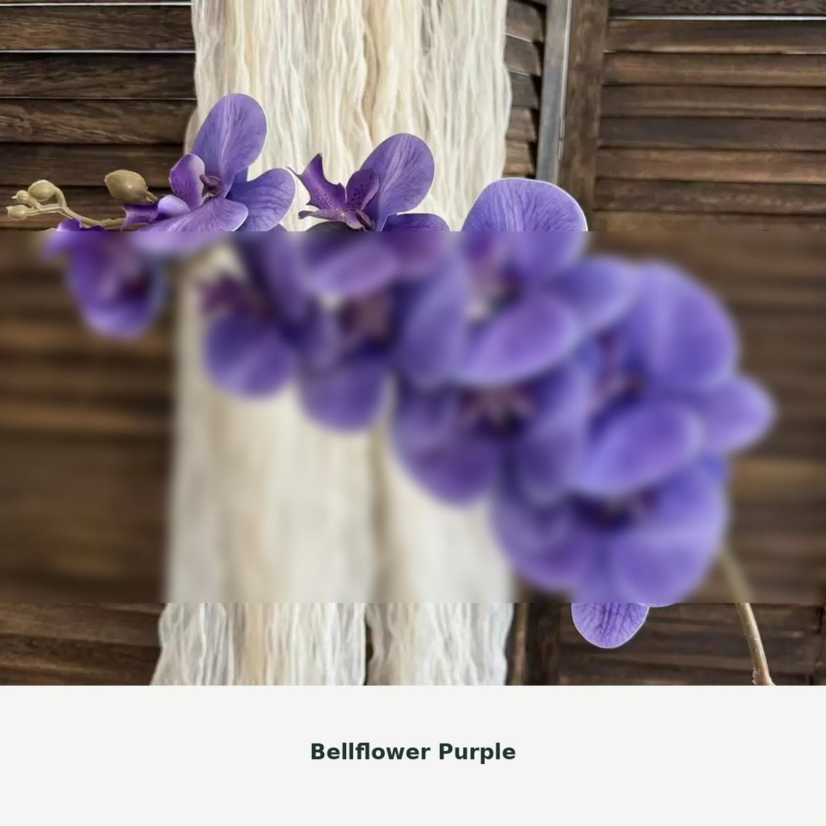 EVERIVELLE Nine-Head Artificial Phalaenopsis Orchid Stem