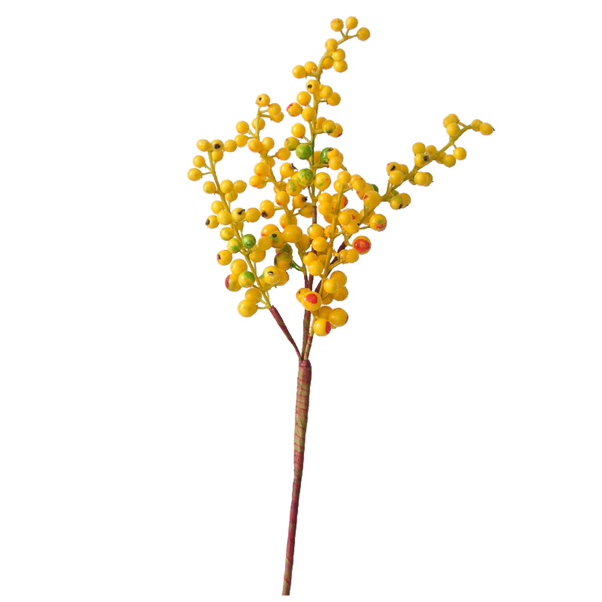 EVERIVELLE 20.1-Inch Five-Branch Artificial Berry Spray