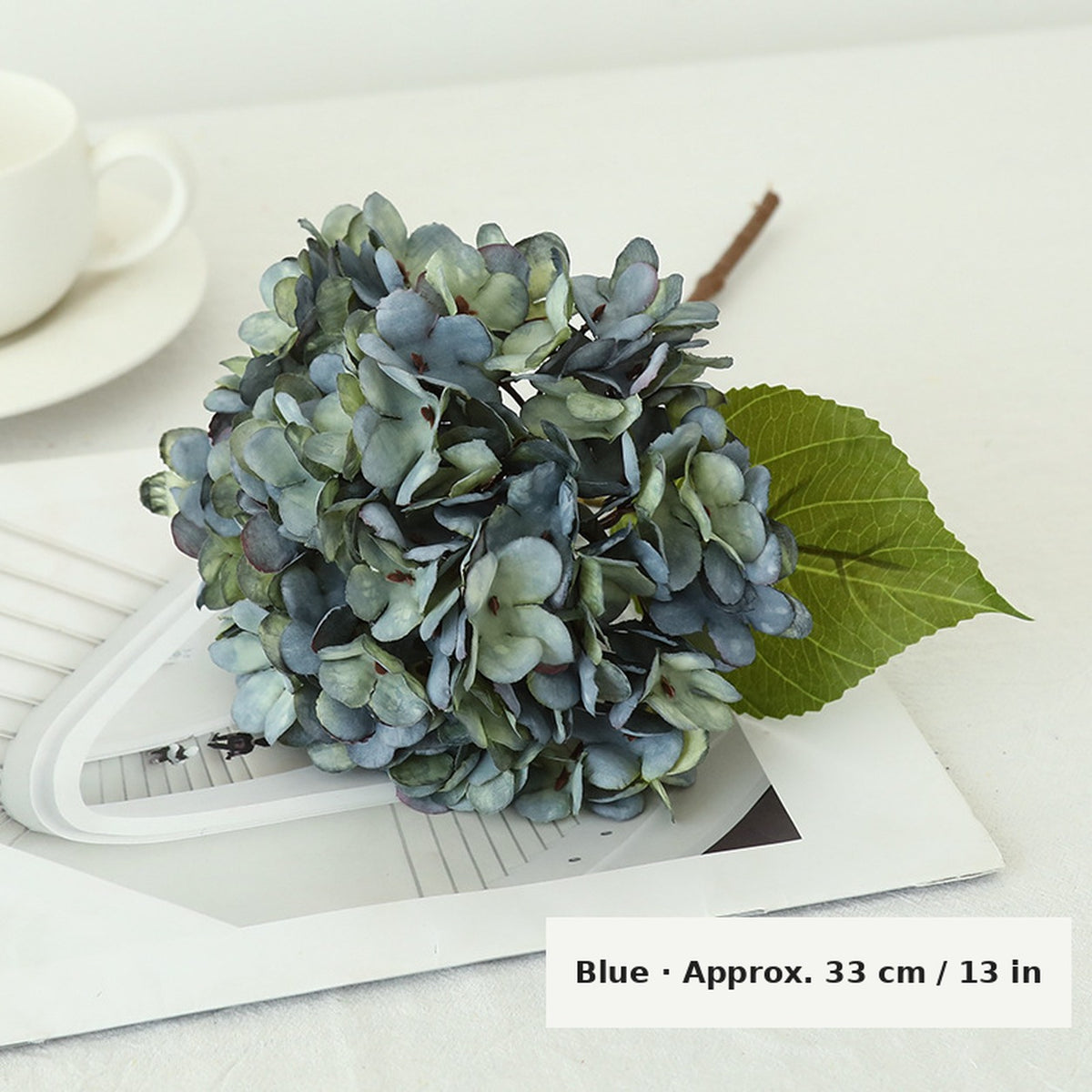EVERIVELLE Vintage Autumn Artificial Hydrangea Stem