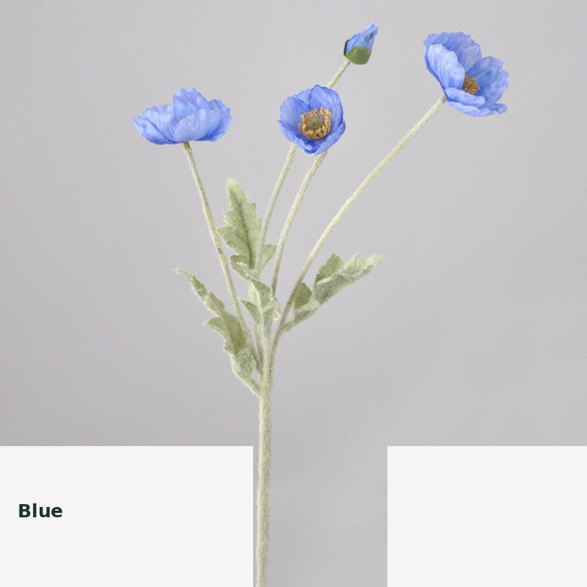 EVERIVELLE Artificial Poppy Flower Stem