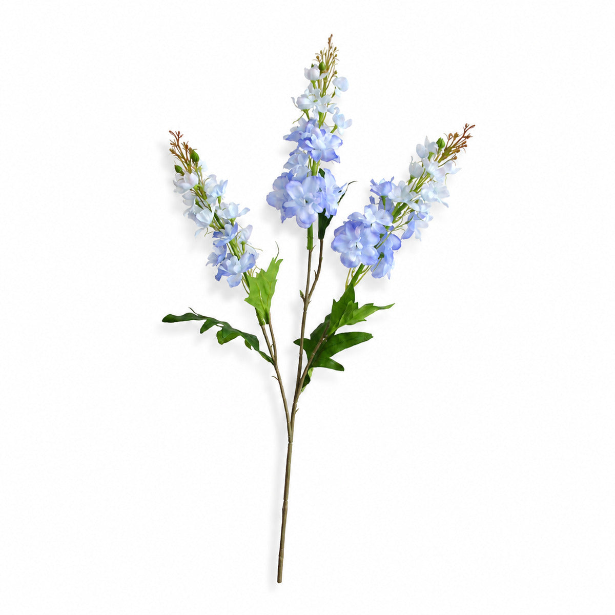 EVERIVELLE 29.9-Inch Three-Branch Artificial Delphinium Stem