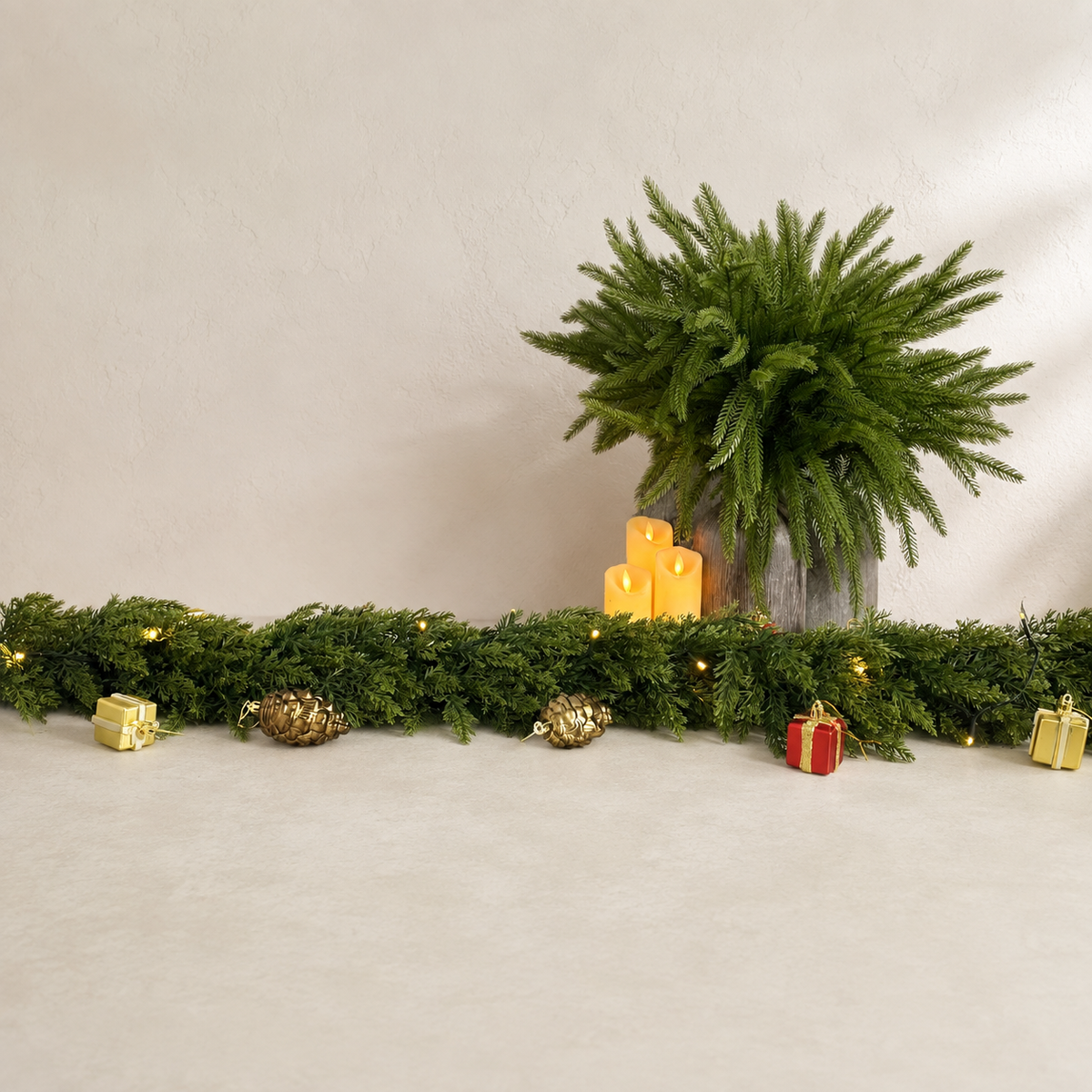 Cedar garland green tabletop neutral