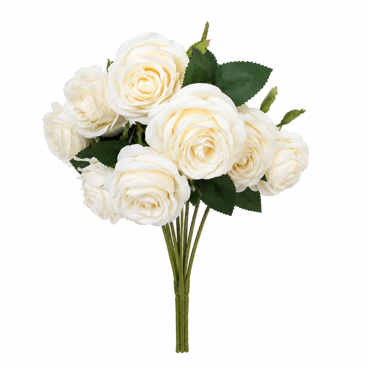 EVERIVELLE Multi-Head Artificial Rose Stem