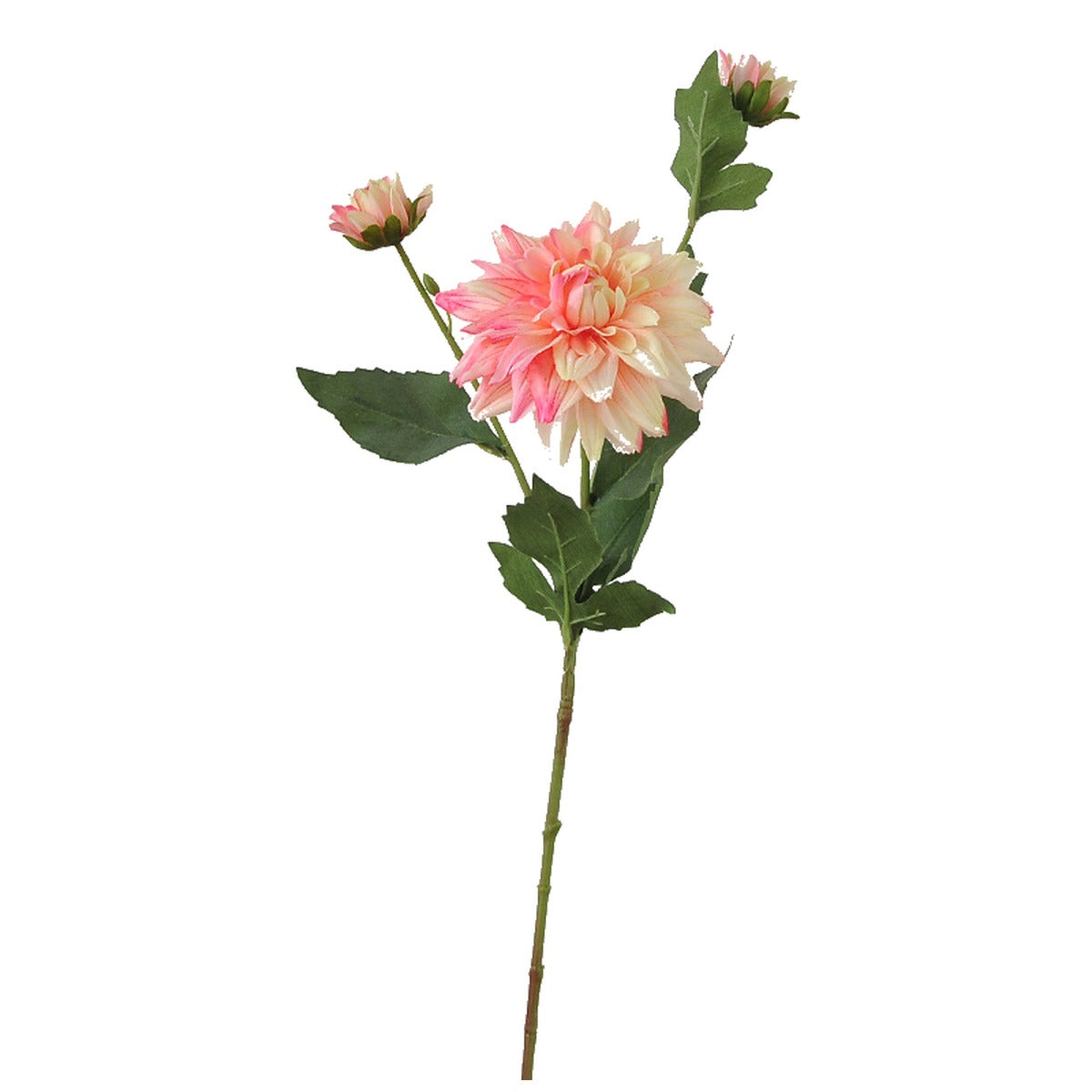 EVERIVELLE 25.6-Inch Artificial Dahlia Stem with Bud